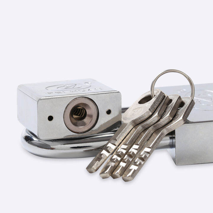 Stainless steel padlock is waterproof and rustproof, and the small