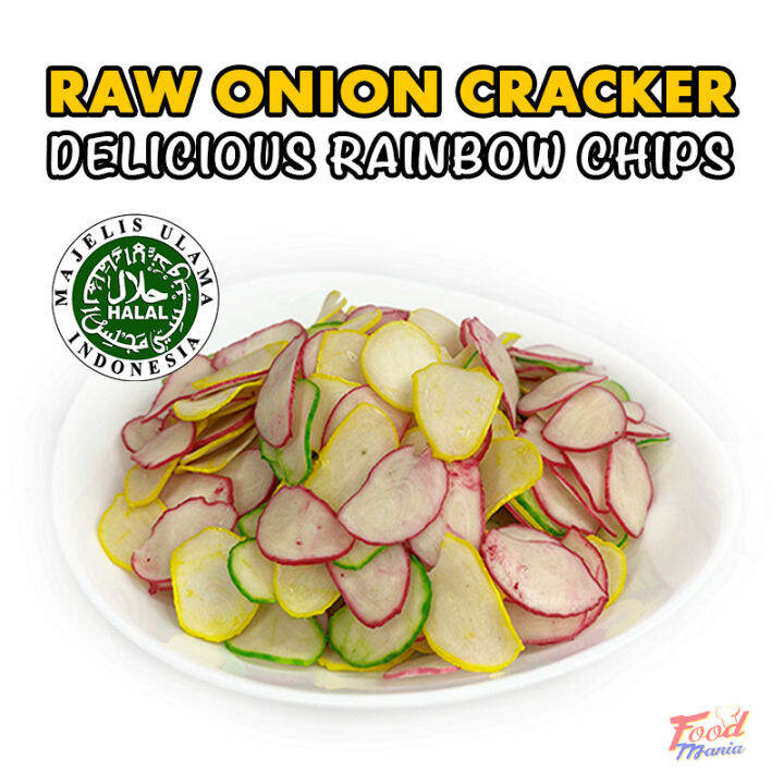Handmade Raw Onion Rainbow Crackers from Indonesia Lazada Singapore
