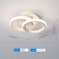 IRALAN Surface Mounted Iron LED Ceiling Lamps For Balcony Corridor Bedroom Dining Room Studyroom Hall Indoor Home Lights