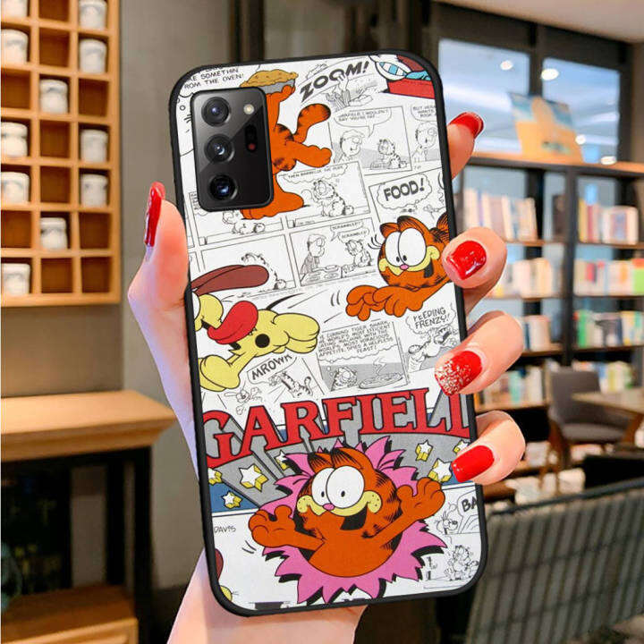 ttl27-garfield-อ่อนนุ่ม-high-quality-ซิลิโคน-tpu-phone-เคสโทรศัพท์-ปก-หรับ-samsung-galaxy-a10-a10s-a9-a8-a7-a6-a5-j8-j7-j730-j6-j4-j2-prime-plus-core-pro