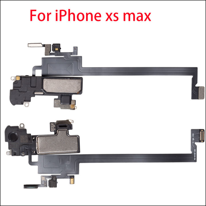 หูฟังหูฟังเซนเซอร์ไฟหน้าสายเคเบิ้ลยืดหยุ่นสำหรับ-iphone-x-xr-xs-สูงสุดหูหูฟังหูฟังอะไหล่เปลี่ยนลำโพง