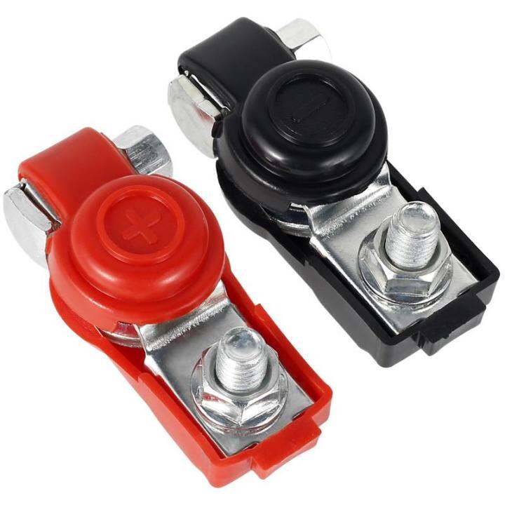 2Pcs Car Battery Cable Terminal Clamps Negative and Positive Battery