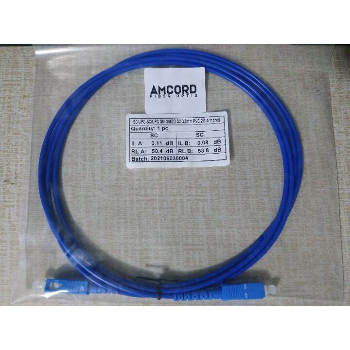 ARMORED PLDT Fiber Optic Patch Cord/Cable AntiRodent Lazada PH