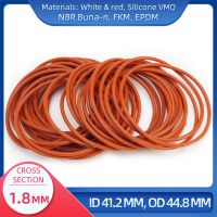 Cincin O CS 1.8 Mm ID 41.2 Mm OD 44.8 Mm Bahan dengan Silikon VMQ NBR FKM EPDM Segel Pengikat Gas