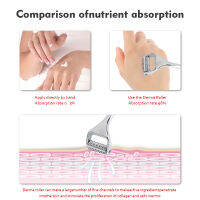 โลหะผสมสังกะสี Derma Roller Face-Lift tightening Beauty Massager Facial hobbing หยกโลหะสองหัวเครื่องมือดูแลผิวลูกกลิ้ง