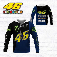 YAMAHA 46 THE DOCTOR ROSSI HOODIE MAN ADULT{trading up}