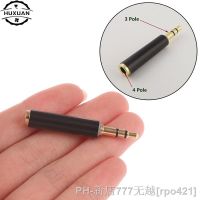 1pcs 3.5mm Stereo 3 Pole Male to 4 Pole 3 Ring Female Audio Adapter Converter Connectors