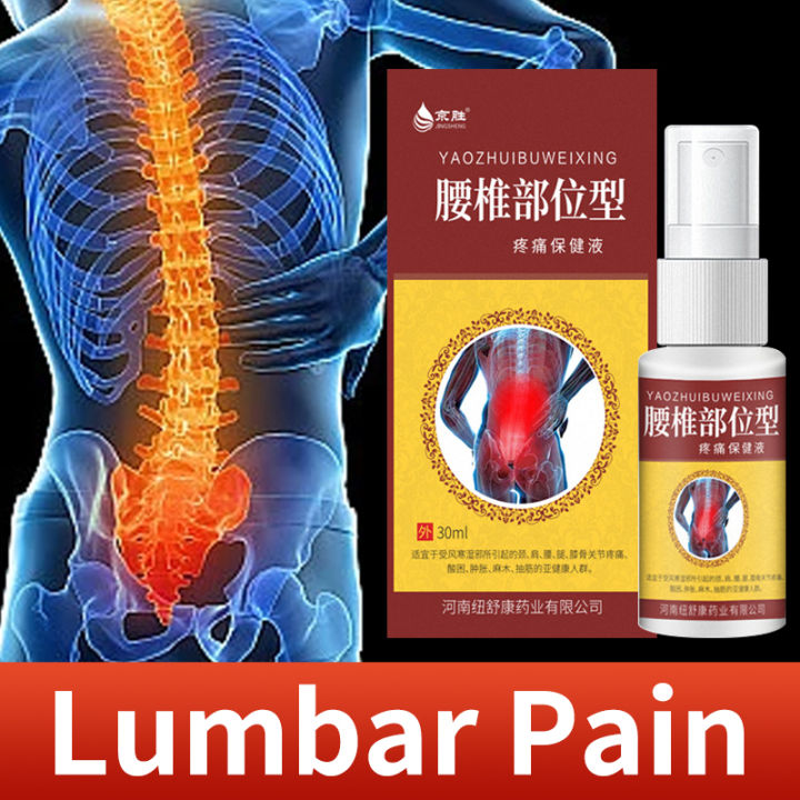 Lumbar Spine Cold Gel Spray, Back Pain Relief Products, Sciatica