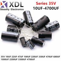 20pcs Aluminum Electrolytic Capacitor 35V 10UF 22UF 47UF 100UF 220UF 330UF 470UF 680UF 1000UF 2200UF 3300UF 4700UF WATTY Electronics