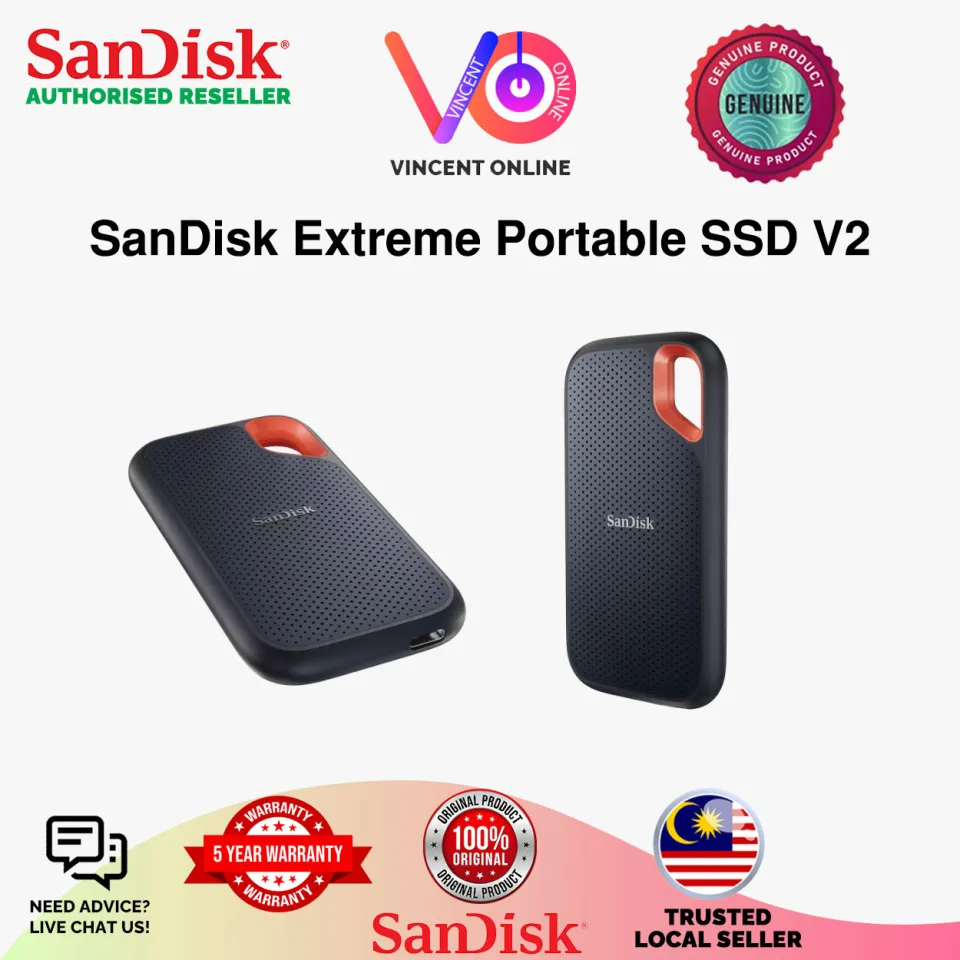 Buy SanDisk Extreme Portable SSD V2 - 2TB online Worldwide 