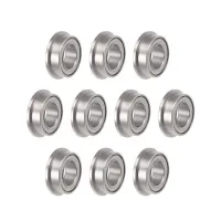 MF104ZZ MF105ZZ MF106ZZ MF115ZZ MF117ZZ / MF126ZZ MF128 MF137 MF148ZZ Miniature Flange Thin Wall Deep Groove Ball Radial Bearing