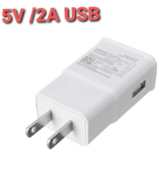 หัวเเปลง US Adapter 5V2A ปลักเเปลง US หัวชาร์จโทรศัพท์