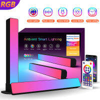 Smart LED Bluetooth Light Bar Atmosphere Lamp Music Synchronization 16 Modes Game Computer Room Decor With Remote Control