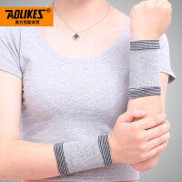 【cw】 Factory in Stock Wholesale Athletic Wristguards Polyester Cotton Knitted cers Sweat-Absorbent Breathable Elastic Basketball Wristband Fitness Customization ！