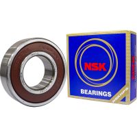 2 ชิ้น 6202 RS ( 15 x 35 x 11 mm.) NSK Ball Bearing 6202-DDUCM เม็ดกลม ฝายาง = 2 ตลับ