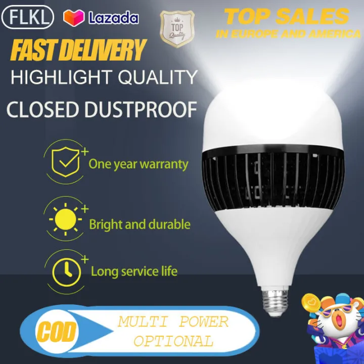 Energy Efficient E27 LED Bulbs 20w 30w 48W High Power White Lampada LED