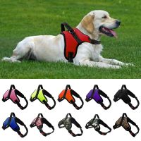 2021 Breathable for Small and Large Dog Harness Vest Pet Supplies Pet Dog and Cat Adjustable Harness with Leash Reflective and