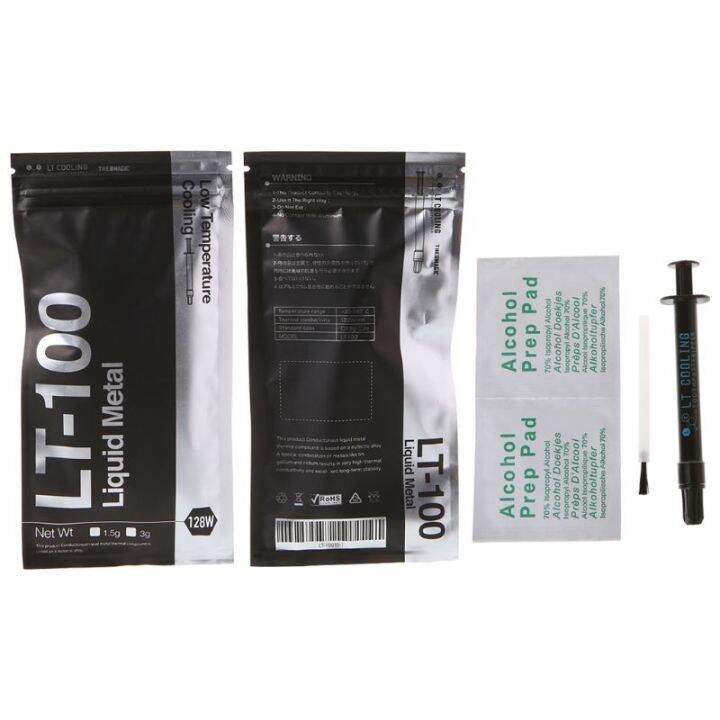 LT100 Liquid metal thermal conductive paste Grease for CPU GPU Cooling