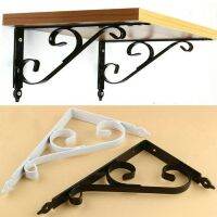 2pcs Triangular Shelf Brackets 25 x 16cm Creative fixed shelf support tripod No falling paint no rust heavy bearing