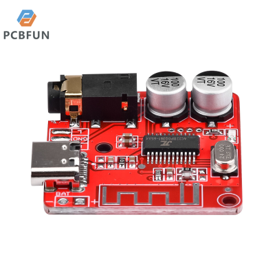 pcbfun เครื่องขยายสัญญาณลำโพงบอร์ดสำหรับรถยนต์3 W MP3 BT5.1 WAV รองรับโมดูลเครื่องรับสัญญาณเสียง A2DP /Avctp/avrtp Avrcp/hfp