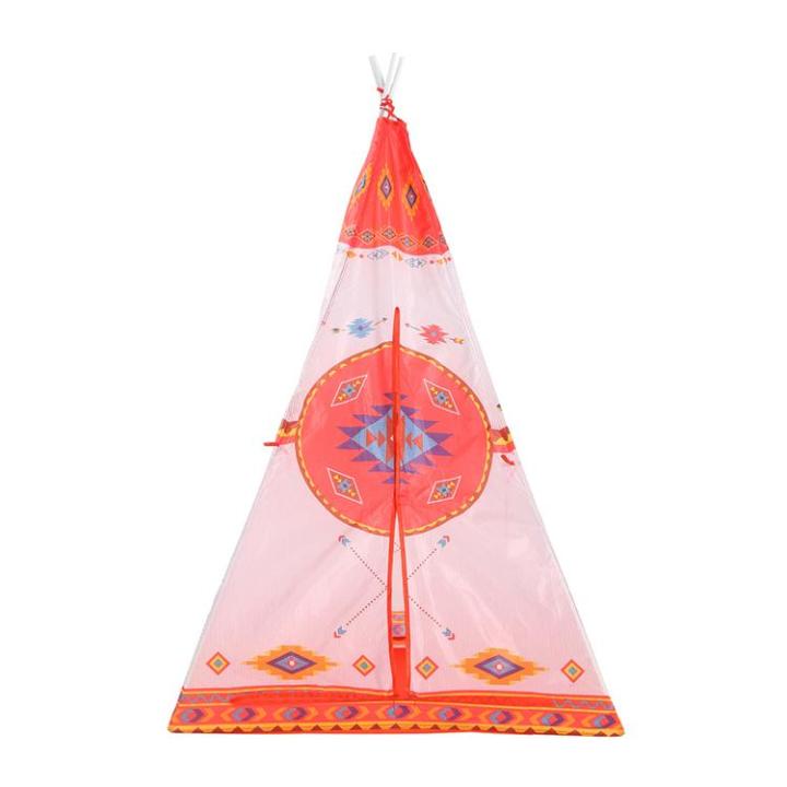 indoor-teepee-tent-easy-to-carry-playhouse-toy-tent-classic-cute-indoor-outdoor-playhouse-tent-indian-tipi-tent-playing-house-for-girls-amp-boys-indoor-amp-outdoor-use-capable