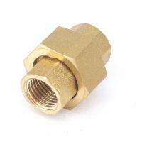 1/4" BSP female Brass pipe union Connector Coupling Plumbing fittings water Air fuel oil Valves