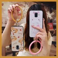 luxurious personality Phone Case For Samsung Galaxy A6/A6 2018 funny Cartoon Mens and Womens texture The New couple