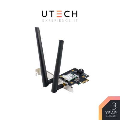 ASUS PCE-AX3000 AX3000 MU-MIMO Dual Band PCI-E WiFi 6 Bluetooth 5.0 by UTECH