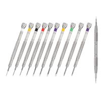 10PCS Professional Watchmaker Screwdriver + 1PCS Spring Bar Tool Watch Screwdriver For Watch Repair Eyeglasses Repair