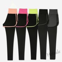 【hot sale】✻ C04 [S - XXL] Women Yoga Pants Fast Dry Workout Jogging Zumba Sports Gym Running Legging Seluar Panjang Wanita 2 in 1