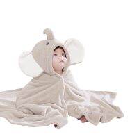 Spot parcel postbabygreat Childrens Bath Towel Cape Newborn Baby Thickened Absorbent Wrapping Towel Super Soft Hooded Baby Bathrobe