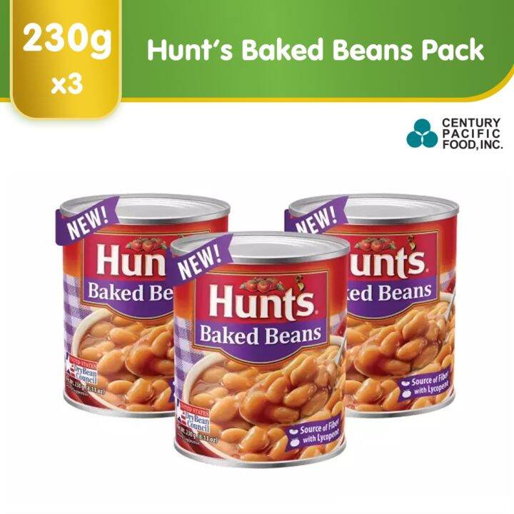 Hunt's Baked Beans 230g (Canned) Pack of 3 Lazada PH