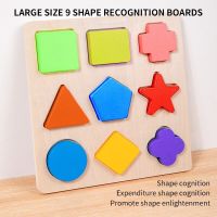 10 PCS Wooden Childrens Puzzle Toys Tangram Shapes Match Early Education Cognitive Board Childrens Educational Toys