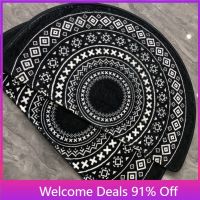 【YF】♟  Semicircle Entrance Door Bohemia Bathmat Soft Non-Slip Floor Mats Carpets Rugs Bedroom par tapis alfombra