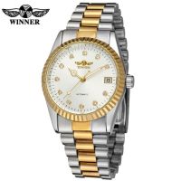 ZZOOI Fashion Hot Winner Top Brand Luxury Gold Mens Wrist Watch Men Business Clock Automatic Mechanical Watches Male Steel Skeleton