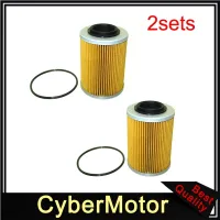 2x Oil Filter For Sea-Doo GTI GTR GTS Spark Can-Am Maverick 1000R Replace OEM 420-956-123