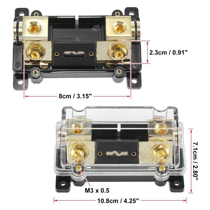 dt-hot-x-autohaux-car-audio-fuse-holder-100a-150a-200a-250a-300amp-without-display-digital-voltage