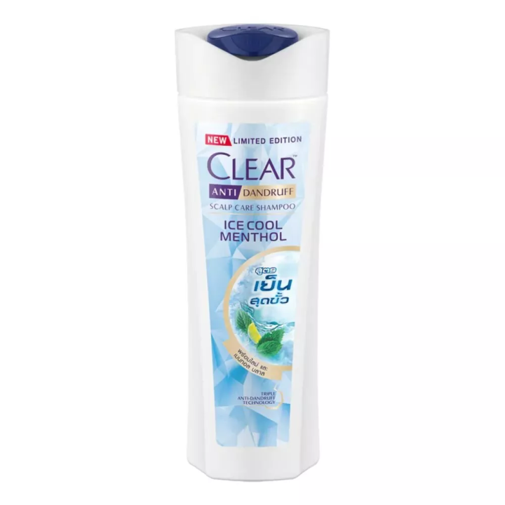 fernnybaby-เคลียร์-clear-145ml-แชมพูเคลีย-ยาสระผม-แชมพูสระผม-แชมพูขจัดรังแค-สูตร-เคลียร์แชมพู-สีฟ้า-145-มล