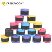 CREEKMOON เทปพันกันลื่นสำหรับเล่นกีฬาเบ็ดตกปลาพันกันลื่น5ชิ้น/ล็อตผ้าพันกันเหงื่อสายรัดออกกำลังกายด้ามจับไม่แบดมินตันผ้าพันกันเหงื่อ S2