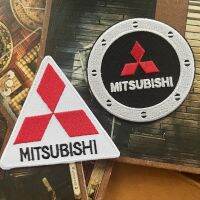 มิตซูบิชิ Mitsubishi ตัวรีดติดเสื้อ อาร์มรีด อาร์มปัก ตกแต่งเสื้อผ้า หมวก กระเป๋า แจ๊คเก็ตยีนส์ Racing Embroidered Iron on Patch