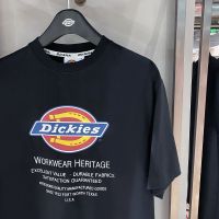 ❉ เสื้อยืดแขนลำลองขาสั้นคู่พิมพ์ลาย Dickies สินค้าใหม่ผ้าฝ้ายบริสุทธิ์ฤดูร้อนเป็นเข้ากันได้ง่ายอินเทรนด์สนุกเสื้อยืดผู้ชาย6919