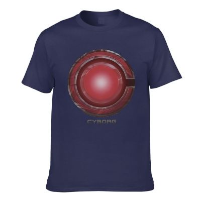 Dc Comics Justice League The Movie Cyborg Logo Mens Short Sleeve T-Shirt