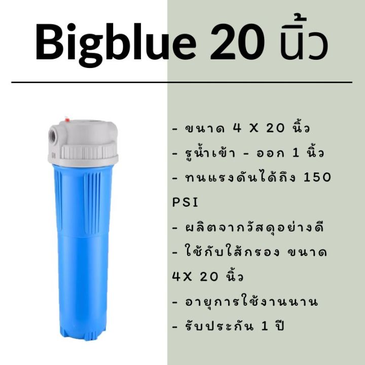 bigblue-สำหรับใส้กรองขนาด-4-นิ้วทุกชนิด-รูน้ำเข้า-ออก-1-นิ้ว-ทั้งแบบสั้น-10-นิ้ว-และแบบยาว-20-นิ้ว