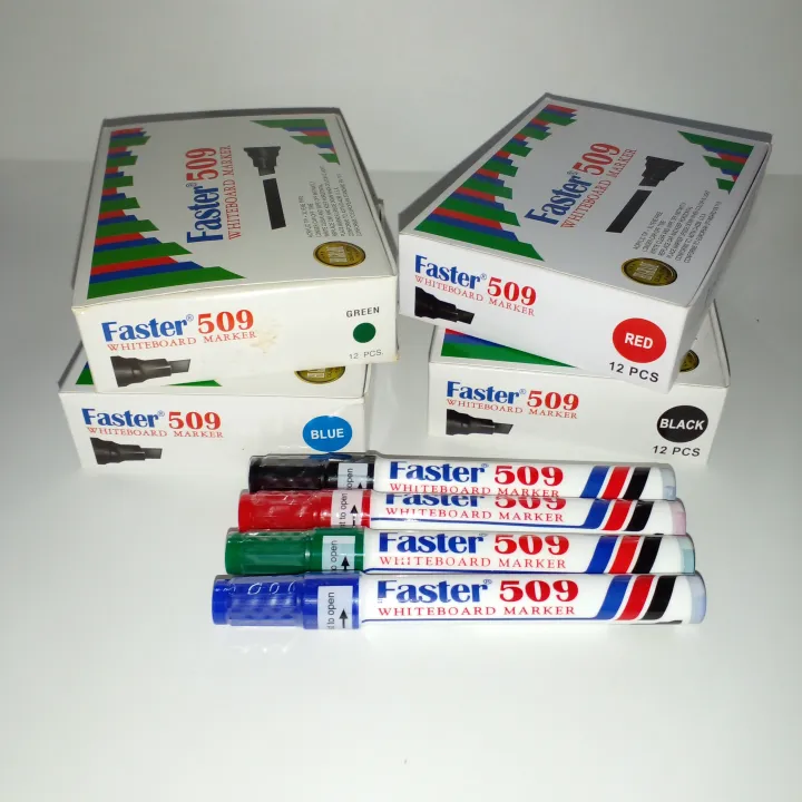 Faster 509 Whiteboard Marker (Price for 1 pcs) Lazada