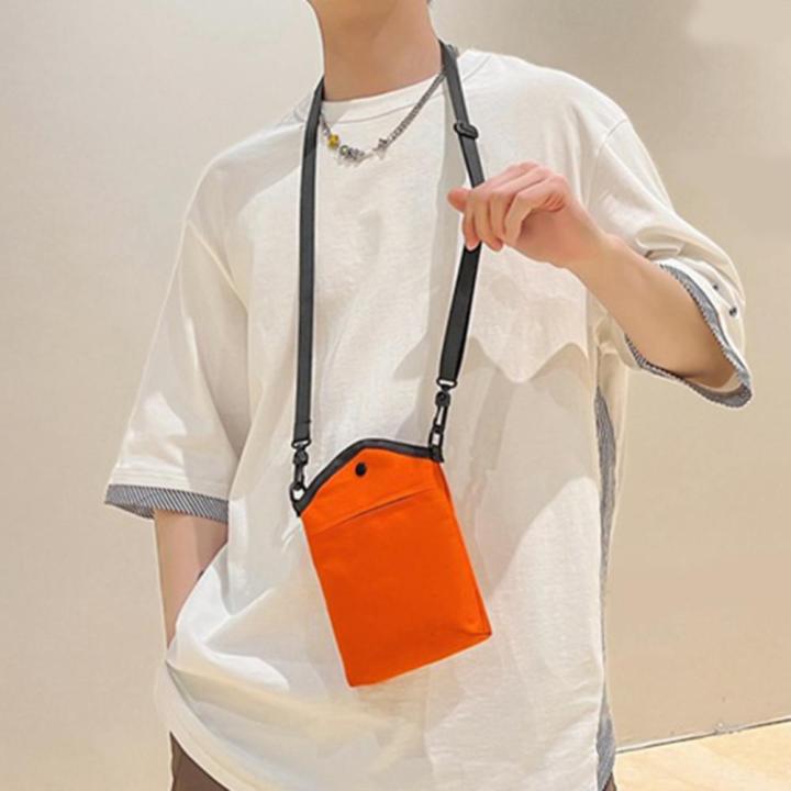 กระเป๋าสตางค์กระเป๋าโทรศัพท์ยูนิเซ็กส์-pouch-koin-เดินทางสายรัดปรับได้ตะขอแม่เหล็กเหมาะสำหรับผู้หญิงและผู้ชาย