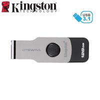 ผลิตภัณฑ์ที่ผ่านการรับรอง KINGSTON Pendrive DTSWIVL USB 3.1 /Usb 3.0แฟลชไดรฟ์ความเร็วสูง16GB/64GB/128GB Thumb Drive USB Stick OTG