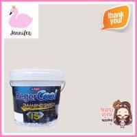 สีน้ำทาภายนอก BEGER COOL DIAMONDSHIELD 15 สี EBONY COAST #131-1 กึ่งเงา 9 ลิตรWATER-BASED EXTERIOR PAINT BEGER COOL DIAMONDSHIELD 15 EBONY COAST #131-1 SEMI-GLOSS 9L **ลดราคาจัดหนัก **