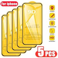 ◄ 5PCS 9D Protective Glass Screen Protector for iPhone 14 13 12 11 Pro Max Mini 7 8 Plus Tempered Glass for IPhone 11 X XR XS MAX