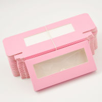 Wholesale Paper Eyelash Packaging Box Lash Boxes Custom Faux Cils 25mm Mink Eyelashes Package Storage Cases Makeup Bulk Vendors