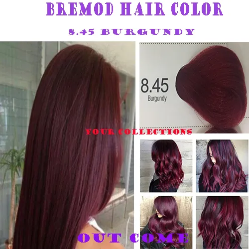 Authentic Bremod Performance Spa Hair Color Burgundy  with Bremod  Oxidizer 6% 100g | Lazada PH